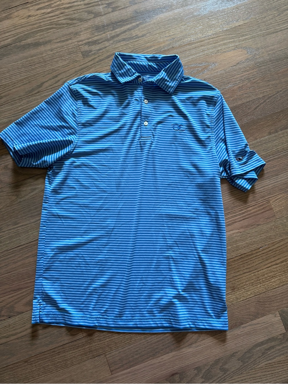 Vineyard Vines Blue Striped Polo Shirt